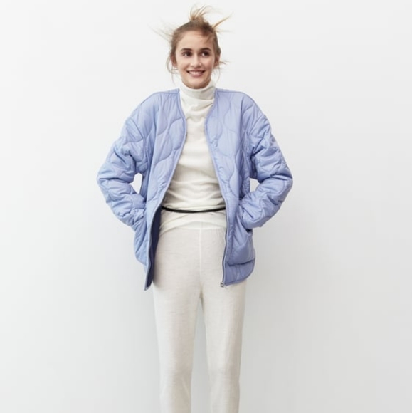 ZARA OVERSIZED QUILTED JACKET - Picture 3 of 9